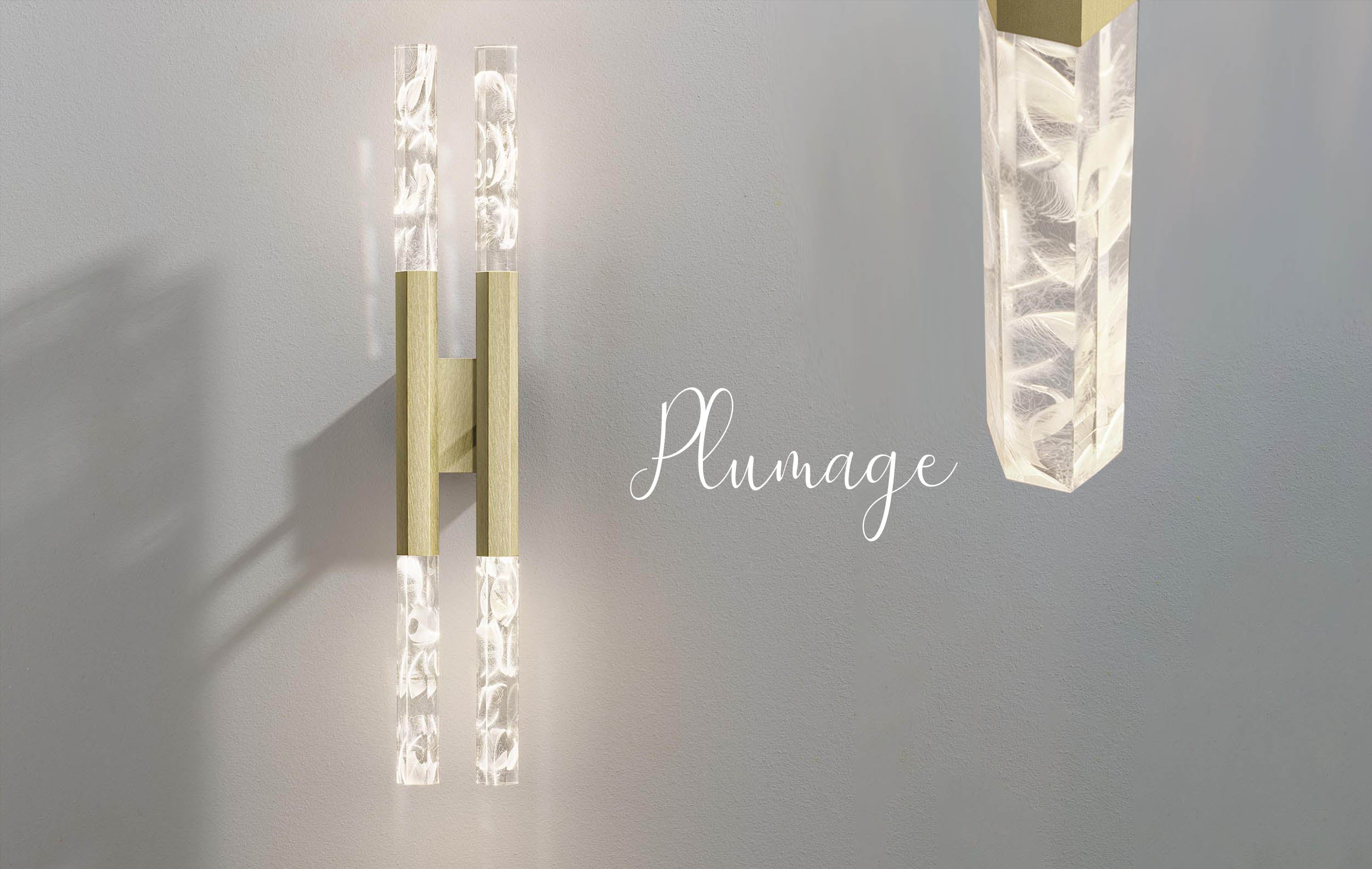 Lampada a parete SHINE PLUMAGE AP Art.9348