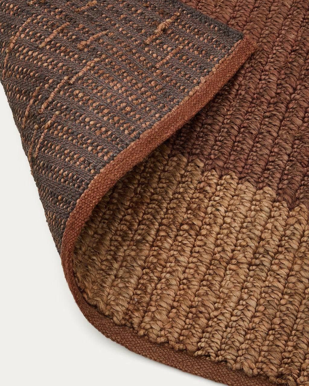 Tappeto Mandi in juta terracotta 200 x 300 cm