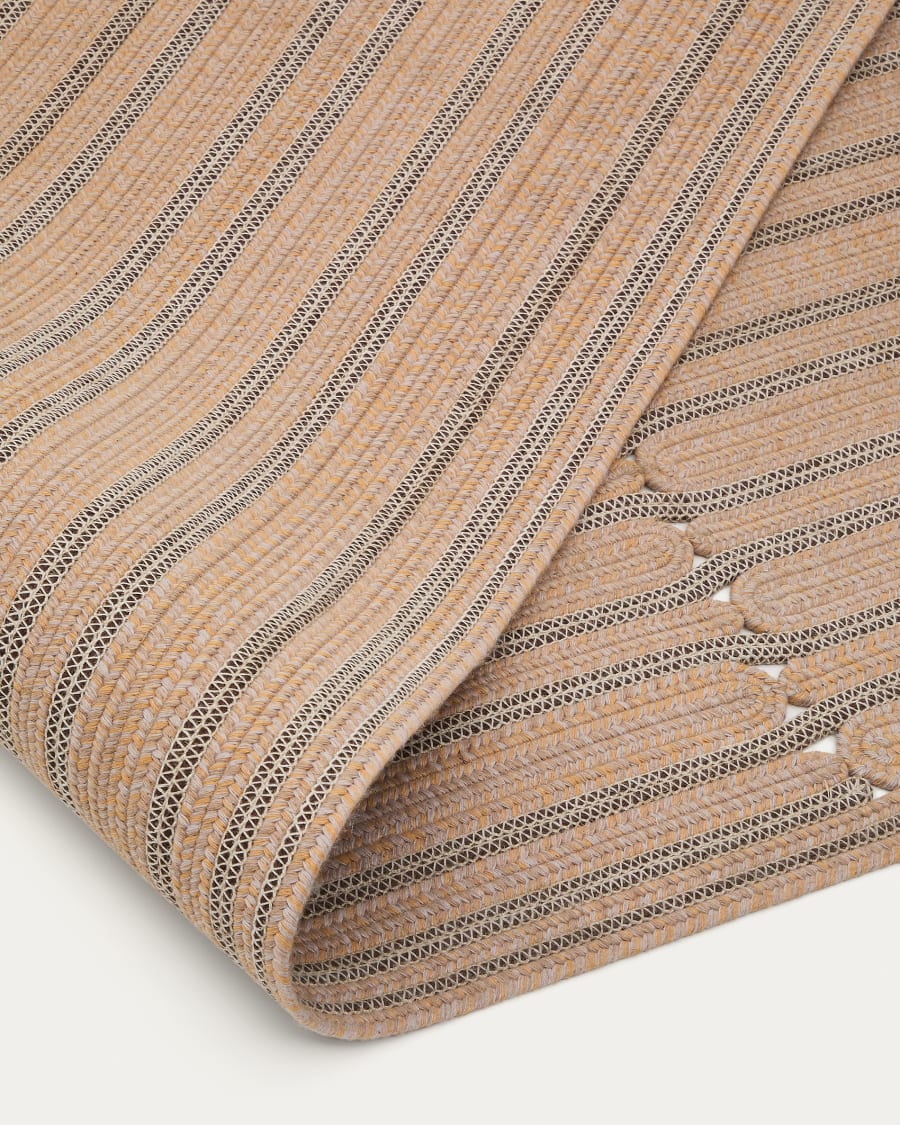 Tappeto Olivan 100% PET arancione chiaro 200 x 300 cm