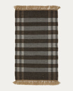 Tappeto Barani in fibre sintetiche marrone e nero 60 x 90 cm