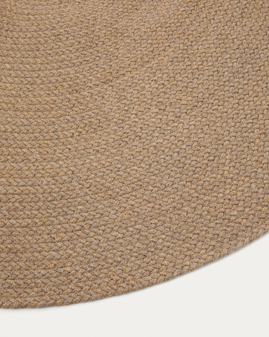 Tappeto Despas in fibre sintetiche beige Ø150 cm