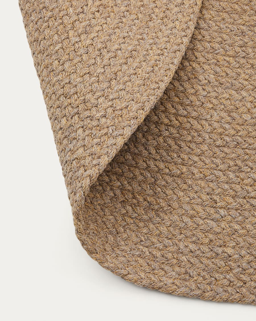 Tappeto Despas in fibre sintetiche beige Ø150 cm