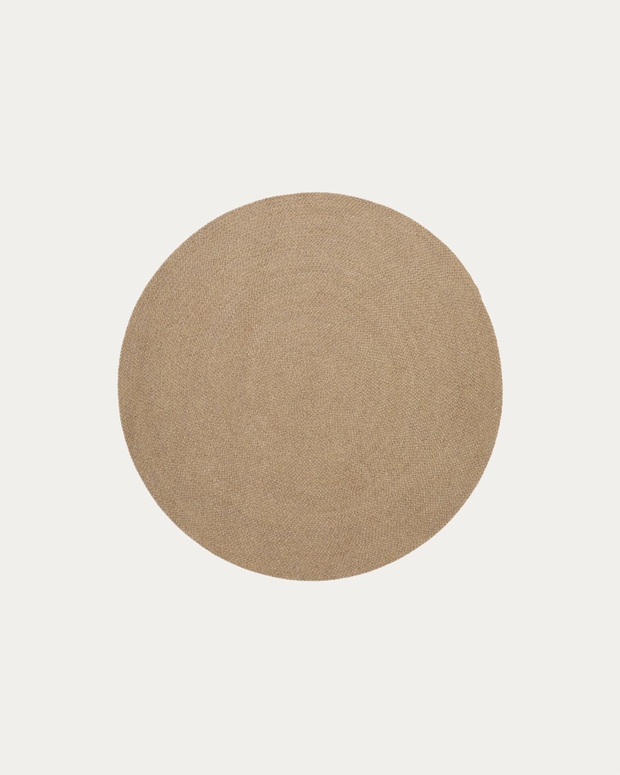 Tappeto Despas in fibre sintetiche beige Ø150 cm