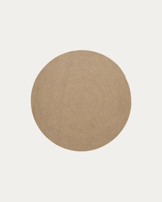 Tappeto Despas in fibre sintetiche beige Ø150 cm