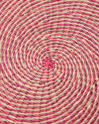 Set di 2 tovagliette in seagrass rosso Ø 38 cm