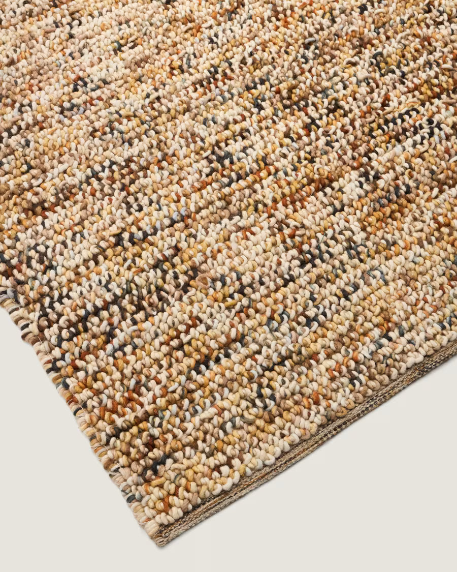 Tappeto Elanis in lana bouclé multicolore 200 x 300 cm