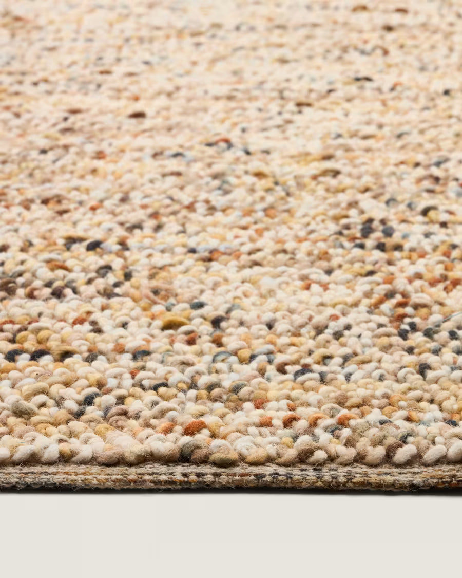 Tappeto Elanis in lana bouclé multicolore 200 x 300 cm