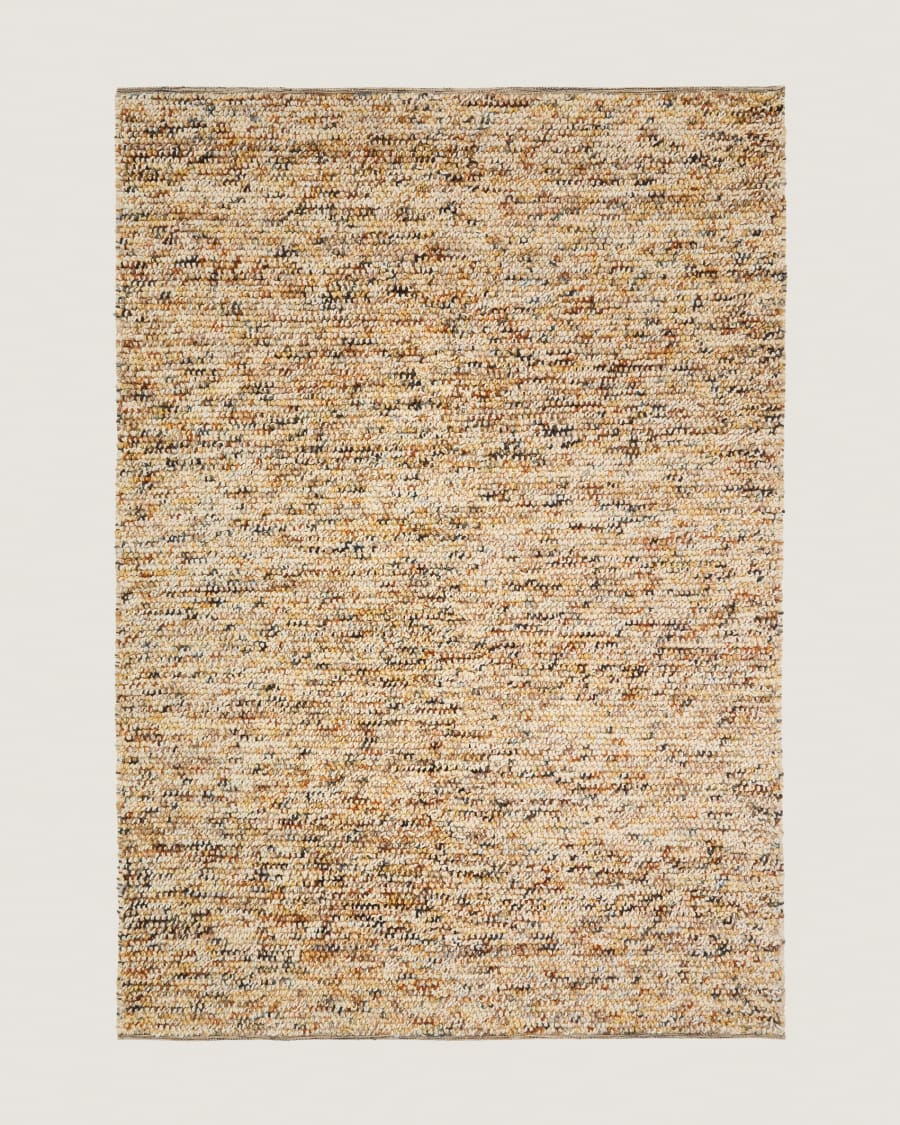Tappeto Elanis in lana bouclé multicolore 200 x 300 cm