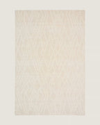 Tappeto Selira in lana beige con effetto ricamato 300 x 200 cm