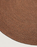 Tappeto Despas in fibre sintetiche terracotta Ø200 cm