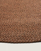 Tappeto Despas in fibre sintetiche terracotta Ø200 cm