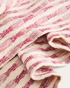 Set di 2 tovagliette Coren 100% cotone jacquard rosso a contrasto 35 x 50 cm