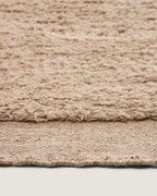 Passatoia Marely in lana beige 200 x 80 cm