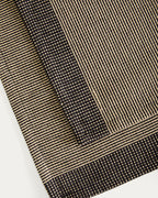 Set Briven di 2 tovaglie 100% cotone nere 35 x 50 cm