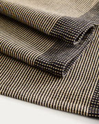 Set Briven di 2 tovaglie 100% cotone nere 35 x 50 cm