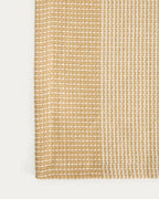 Runner da tavola Briven 100% cotone beige 50 x 150 cm