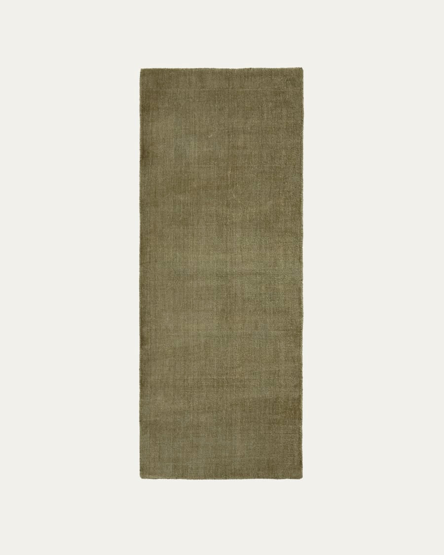 Passatoia Empuries verde 80 x 200 cm