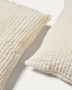 Set Raylo di 2 fodere per cuscino 100% cotone con struttura e righe 50 x 50 cm