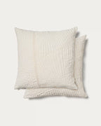 Set Raylo di 2 fodere per cuscino 100% cotone con struttura e righe 50 x 50 cm