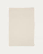 Tappeto Mascarell in cotone e poliestere bianco 200 x 300 cm