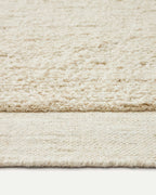 Tappeto Marely in lana bianco 160 x 230 cm