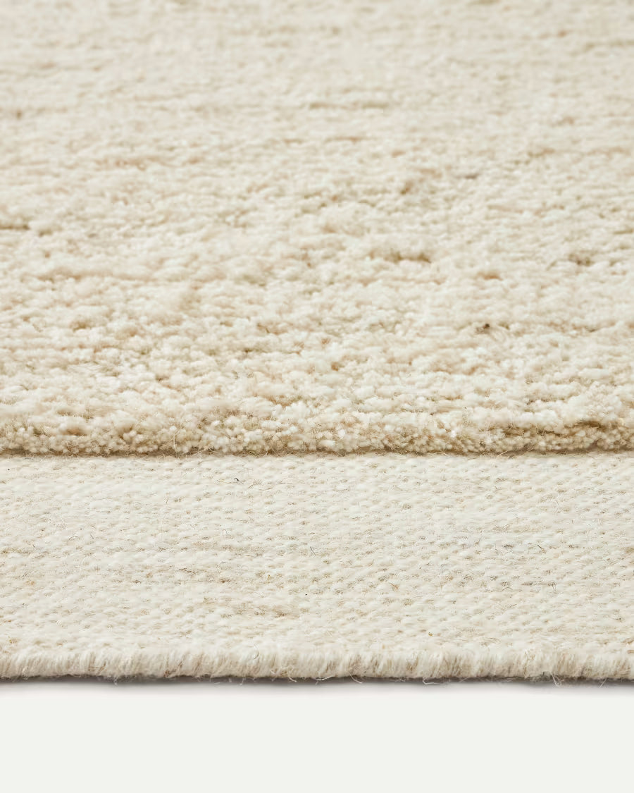 Tappeto Marely in lana bianco 160 x 230 cm