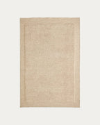 Tappeto Marely in lana beige 160 x 230 cm