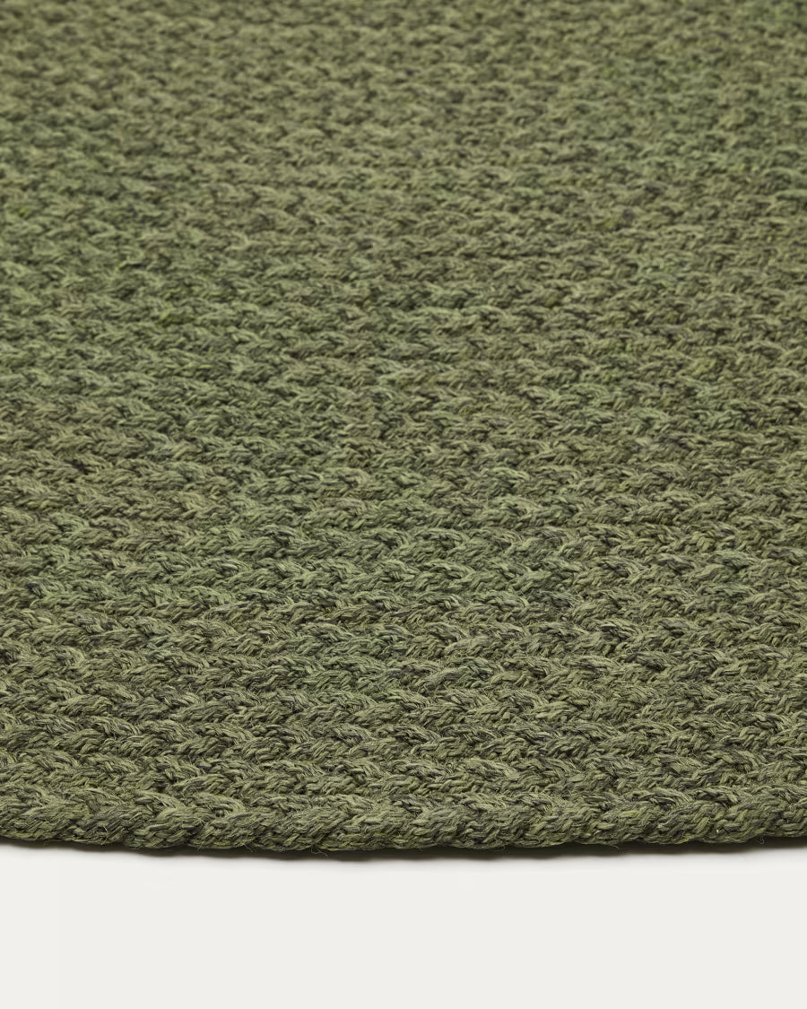 Tappeto rotondo Despas in fibre sintetiche verde Ø 200 cm