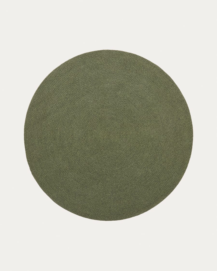 Tappeto rotondo Despas in fibre sintetiche verde Ø 200 cm