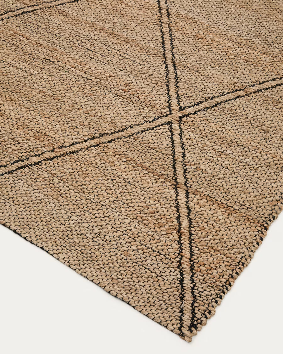 Tappeto Vallalta di iuta 160 x 230 cm