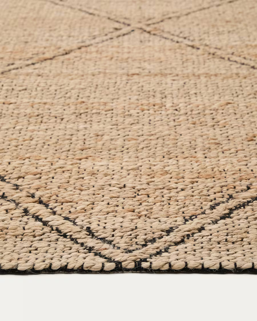 Tappeto Vallalta di iuta 160 x 230 cm