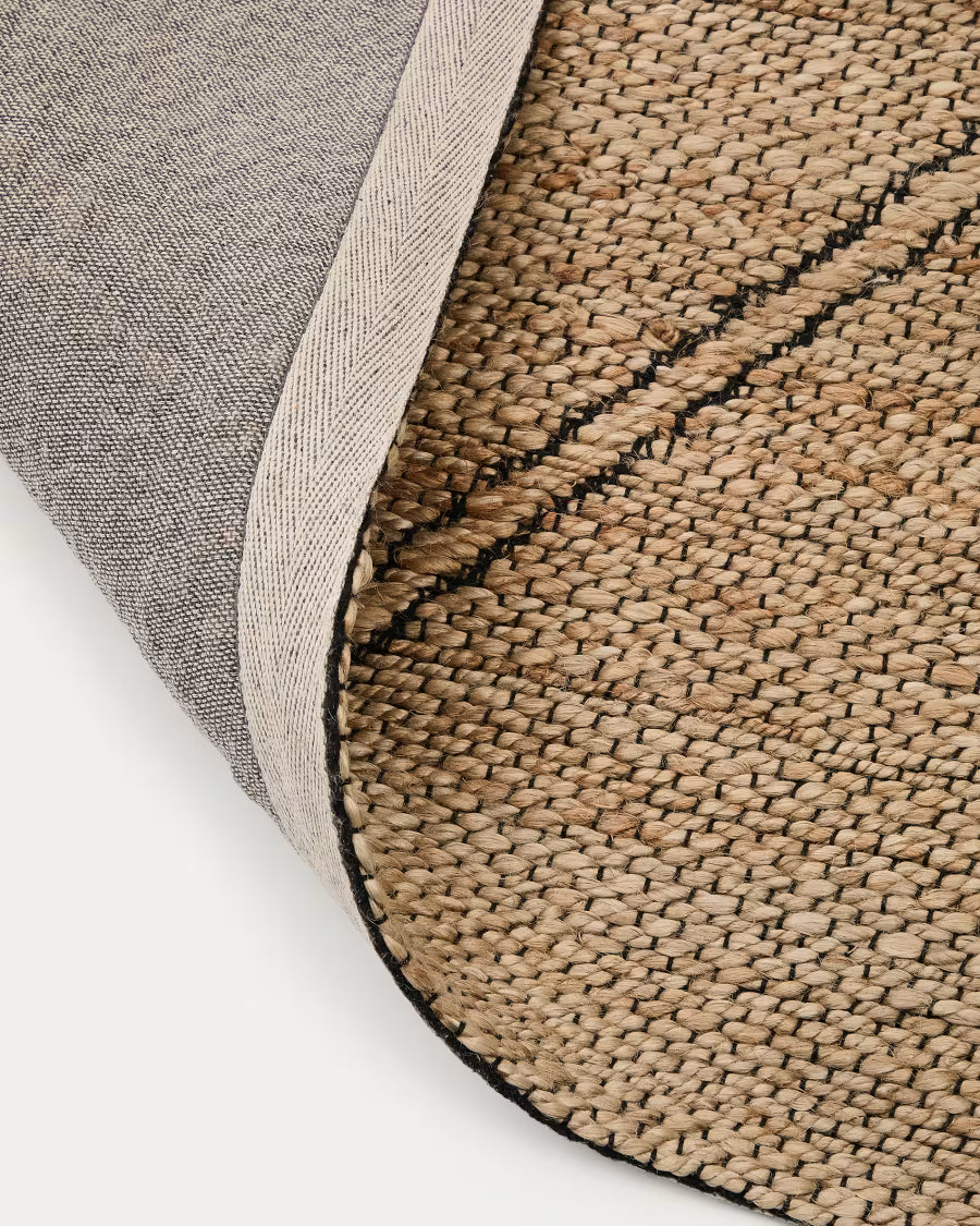 Tappeto Vallalta di iuta 160 x 230 cm