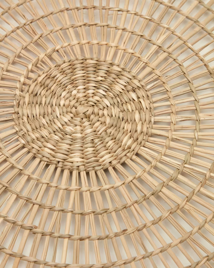 Set rotondo Palau di 2 tovagliette in fibre naturali 38 x 38 cm