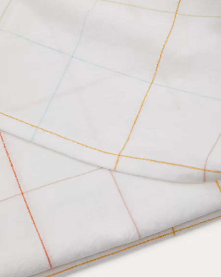 Tovaglia Melis 100% cotone a quadri multicolore 150 x 250 cm