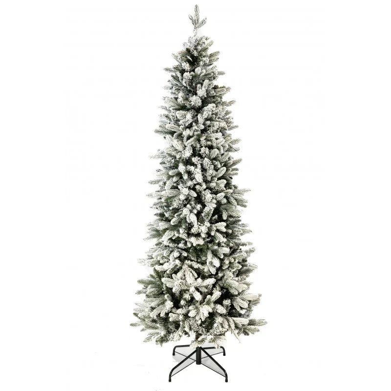 Albero  Slim innevato "LARES" 180 CM