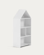 Libreria a casetta per bambini Celeste bianca