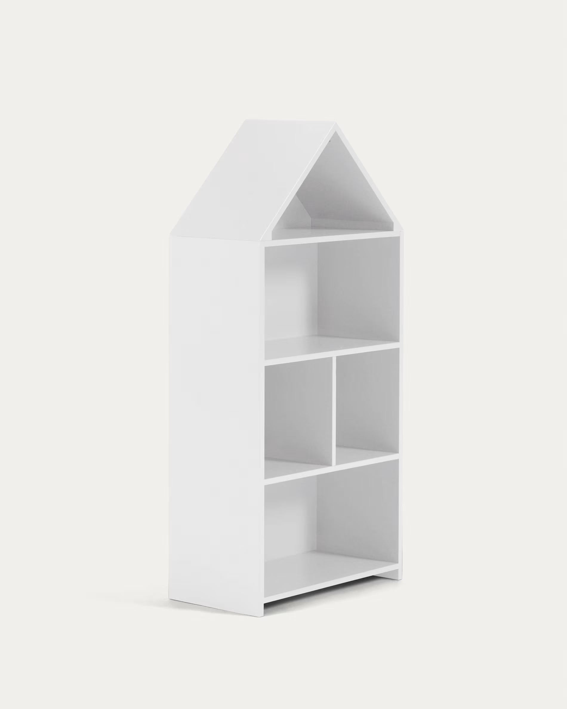 Libreria a casetta per bambini Celeste bianca