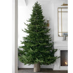 Base effetto tronco " BOSCO" con supporto in metallo 45 CM