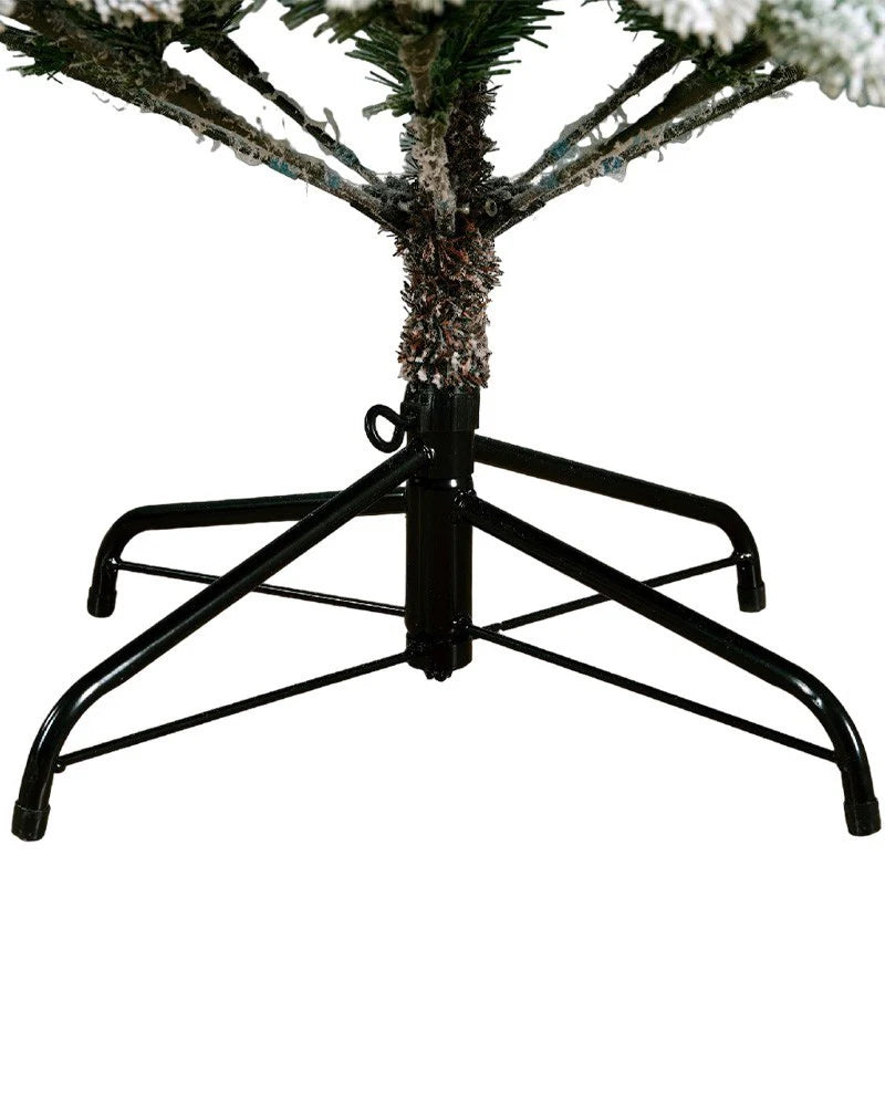 Albero innevato "SOVER" con Led e bacchetta magica 180 CM