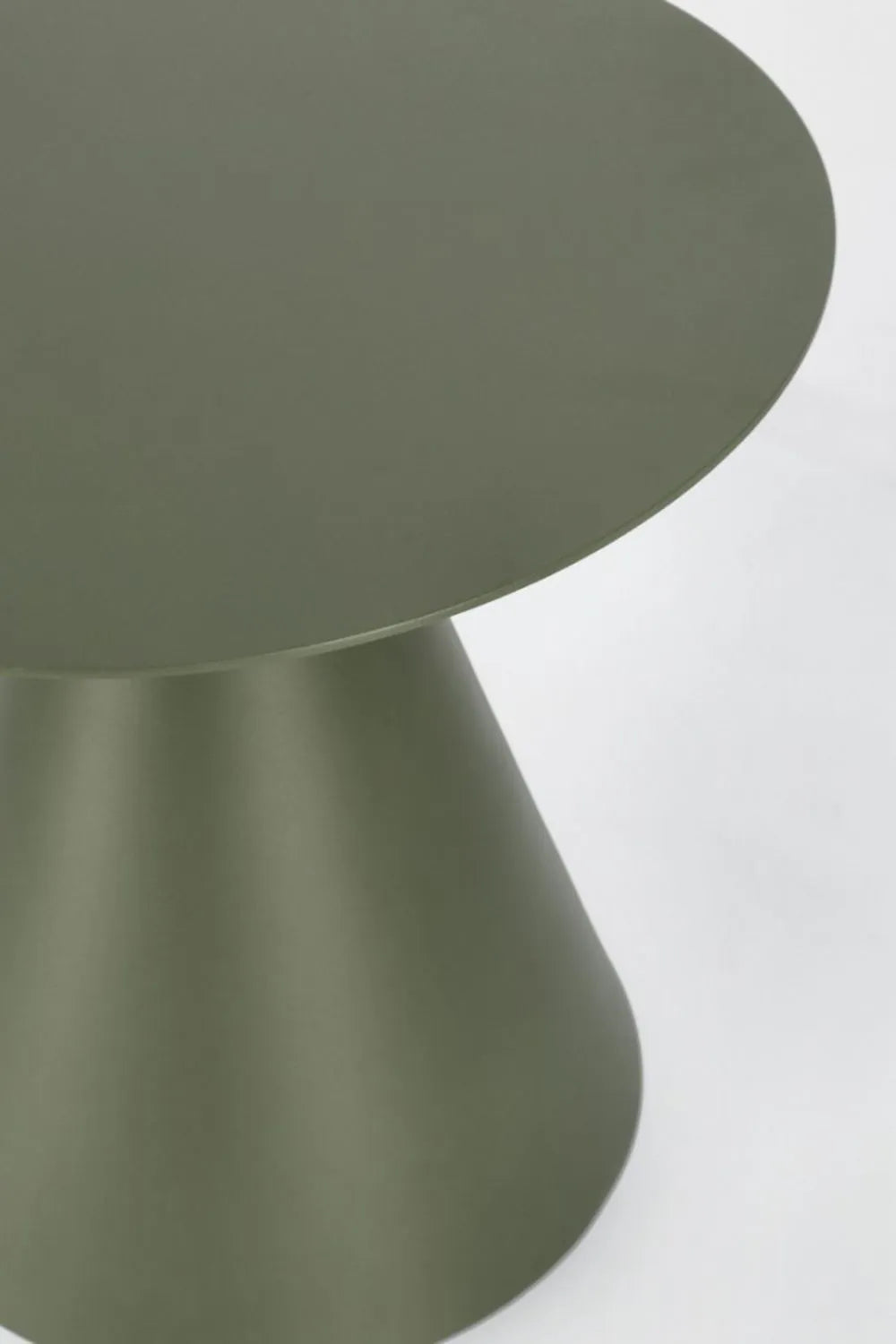 Tavolino rotondo ALOHA in alluminio verde