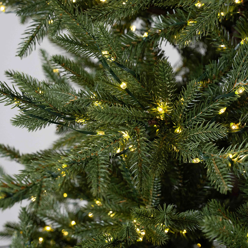 Albero "TESERO" con Led e Tronco Marrone 180 CM