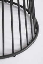 Tavolo rotondo AUSTIN in acciaio antracite Ø 120 cm