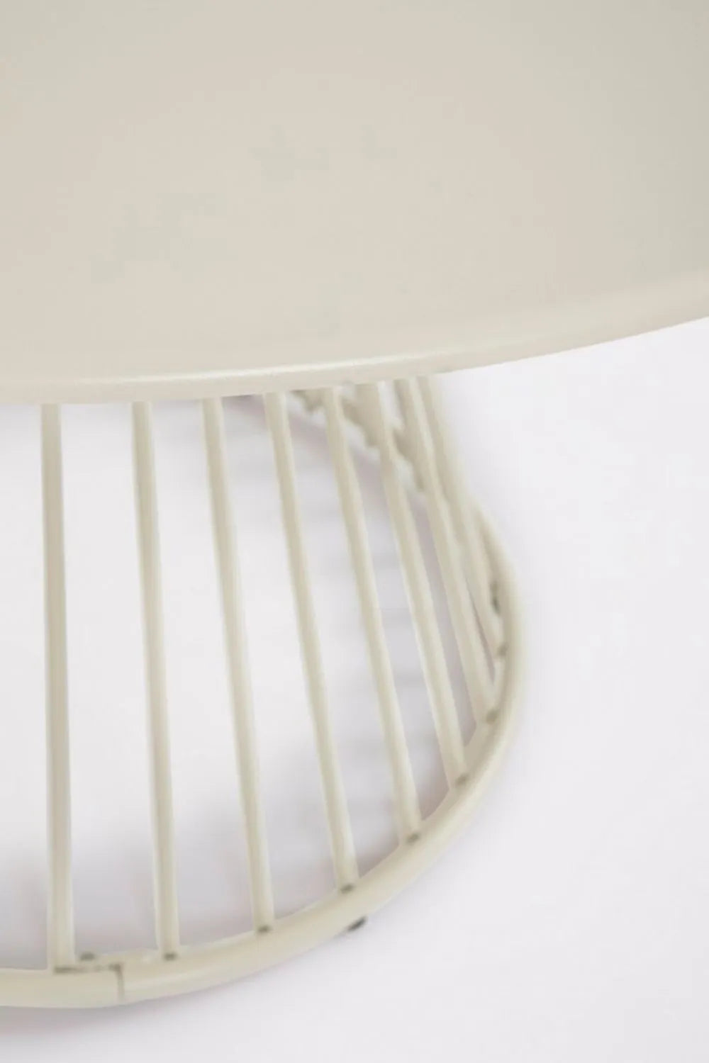 Tavolo rotondo AUSTIN in acciaio beige Ø 120 cm