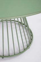 Tavolo rotondo AUSTIN in acciaio verde Ø 120 cm