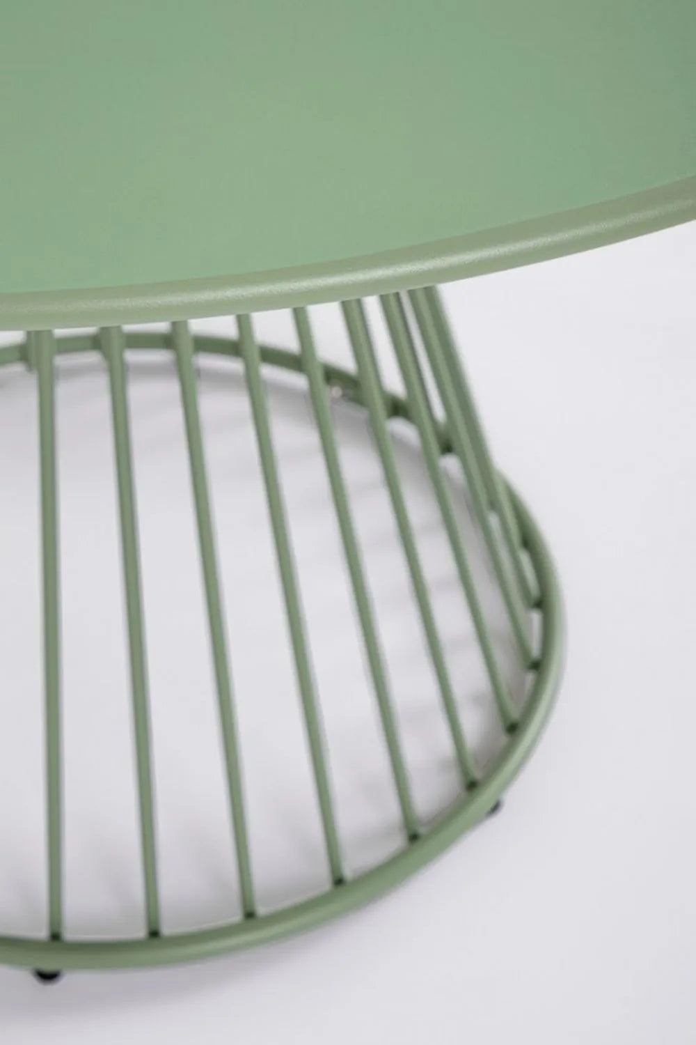Tavolo rotondo AUSTIN in acciaio verde Ø 120 cm