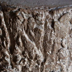 Base effetto tronco " BOSCO" con supporto in metallo 45 CM