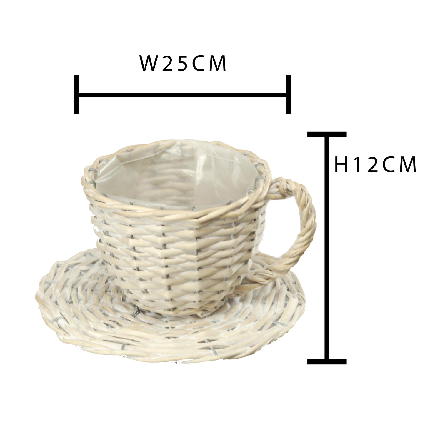 TAZZA C/PIATTO 29 CM - TAZZA D.16 CM