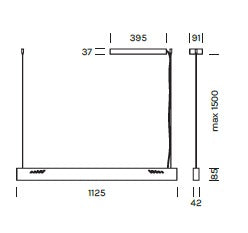 Lampada a sospensione PURE BIOAIR Art. 6330