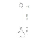 lampada a sospensione BLANCNOIR  Art. 2002
