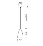 lampada a sospensione BLANCNOIR  Art. 2003